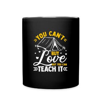 Group Girl Scout Leader Boy Scouts Scouting Team - Full Color Mug - black - Front