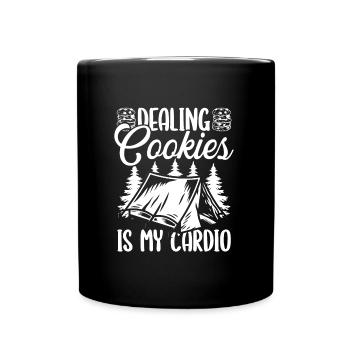 Girl Scout Leader Cookie Dealer is my Scouting - Full Color Mug - black - Front