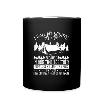 Girl Scout Leader Club Scouting Boy Scouts Tour - Full Color Mug - black - Front