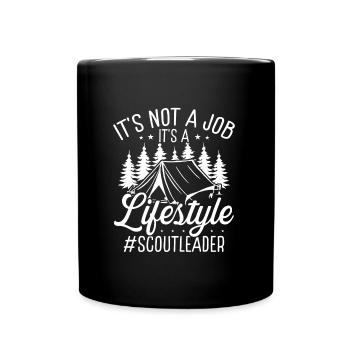 Girl Scout Leader Scoutign Patrol Leader Scouting - Full Color Mug - black - Front
