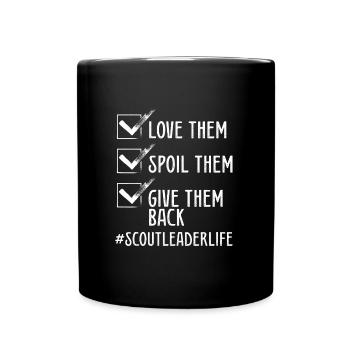 Scouting Girl Scout Leader Scout Scouting Tours - Full Color Mug - black - Front