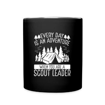 Girl Scout Leader Adventure Scouting Scouting Tour - Full Color Mug - black - Front
