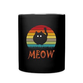 Funny Cat - Full Color Mug - black - Front