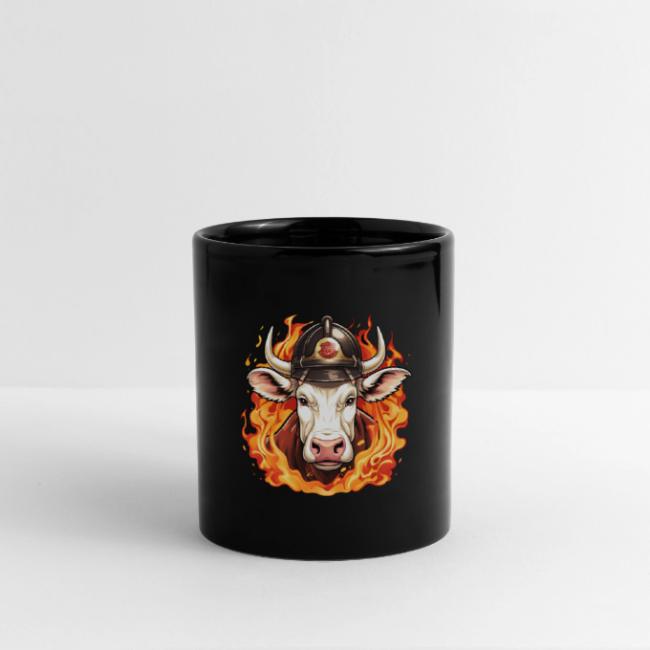 Firefighter cow