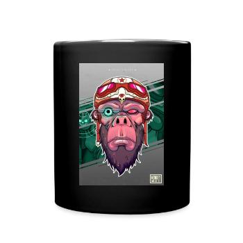 crazy mono - Full Color Mug - black - Front