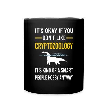 Smart People Cryptozoology Cryptid Cryptids - Full Color Mug - black - Front