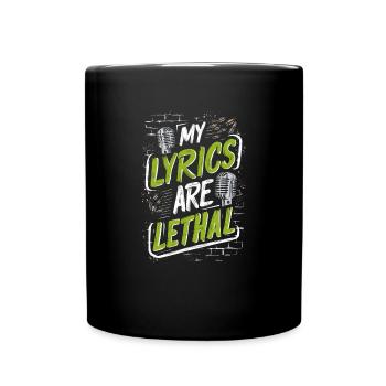 Rap Battles Freestyle Rap Competition Battle Rap - Full Color Mug - black - Front