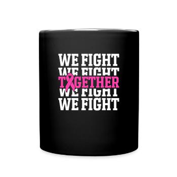 Breast Cancer Support Squad Breast Cancer Survivor - Full Color Mug - black - Front