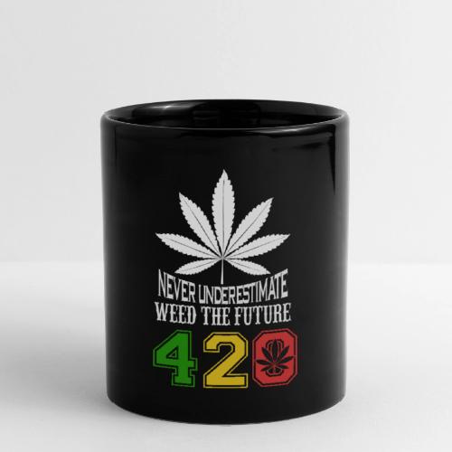 Chuckling 420 Future of Herb Weed Marijuana Design - Full Color Mug