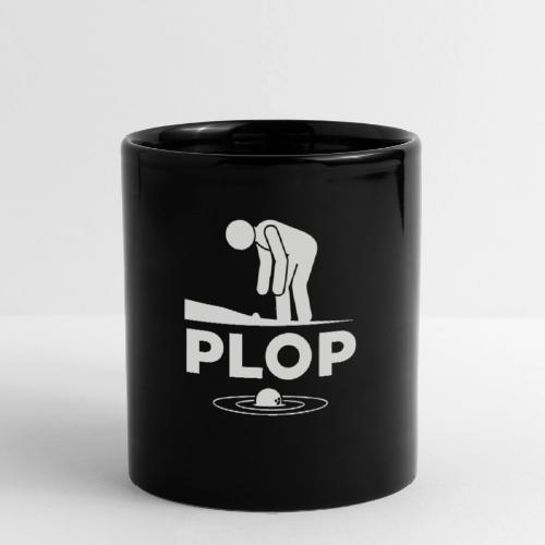 PLOP Water Hazard - Funny Ball in Water Quote - Full Color Mug