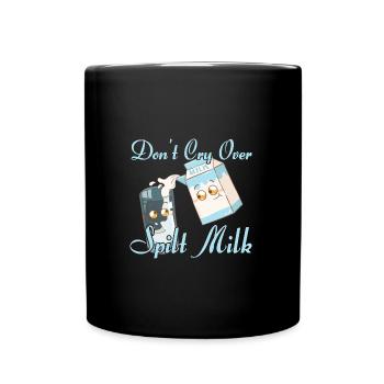 milk milkman milk drinker - Full Color Mug - black - Front