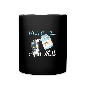 milk milkman milk drinker - Full Color Mug - black - Front