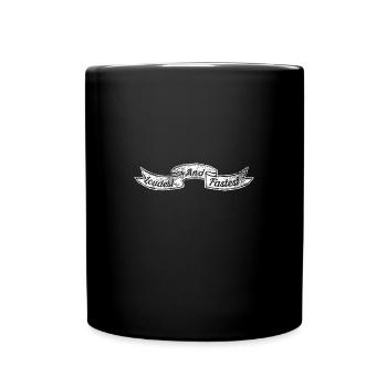 Bannière la plus forte et la plus rapide - Tasse colorée - noir - Devant