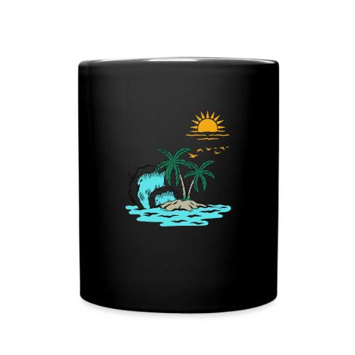 Retro Sunset Graphics - Full Color Mug