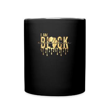 I Am Black Excellence African Black History Month - Full Color Mug - black - Front