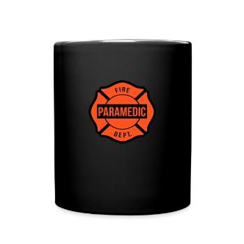 Paramedic Fire Department - Full Color Mug - black - Front