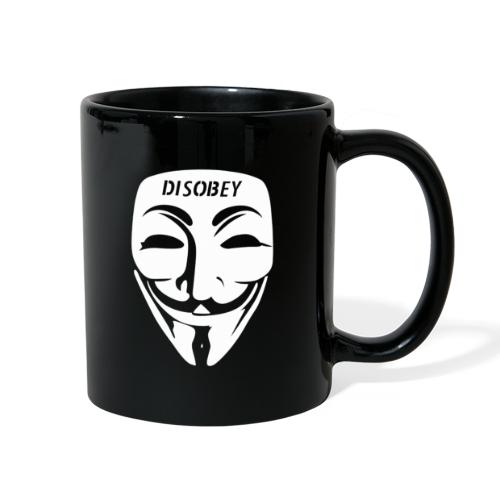 Anonymous Face Disobey Forehead gif - Full Color Mug