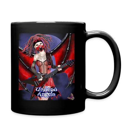 Undead Angels: Vampire Guitarist Crimson Full Moon - Full Color Mug