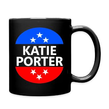 Katie Porter 2024 President Election Campaign USA - Full Color Mug - black - Right