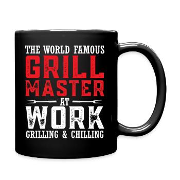 Steak Grilling Smoking BBQ Smoked - Full Color Mug - black - Right