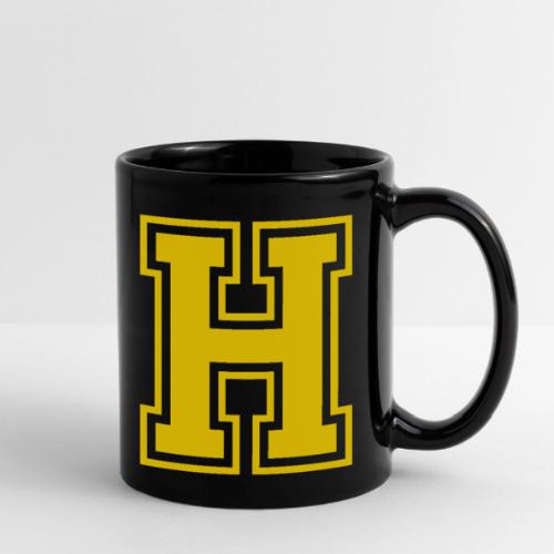 Letter H – Capital Athletic Alphabet Monogram - Full Color Mug