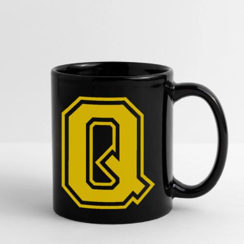 Letter Q – Capital Athletic Alphabet Monogram - Full Color Mug