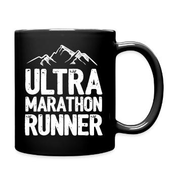 Ultra Marathon Runner - Full Color Mug - black - Right
