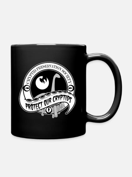 Protect Our Cryptids Crest - Full Color Mug - black