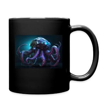 Tentacled Tech - Full Color Mug - black - Right