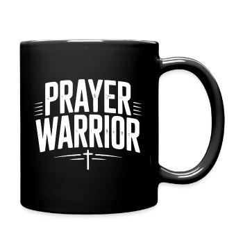 Prayer Warrior - Full Color Mug - black - Right