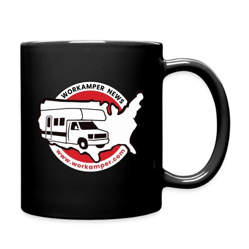 Workamper News Official Logo with Website URL - Full Color Mug