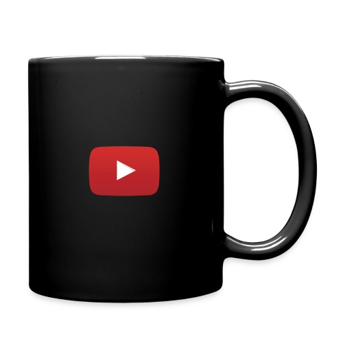 YouTube logo play icon - Full Color Mug