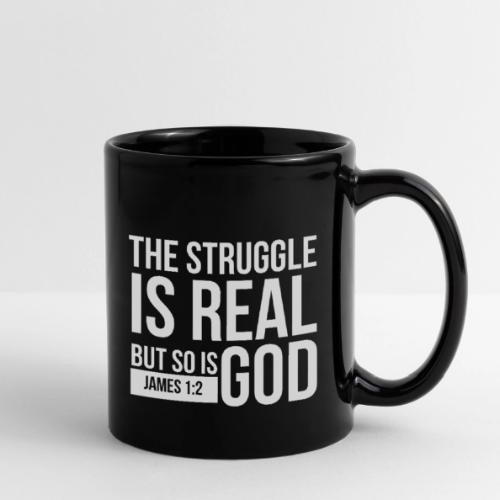 The Struggle Is Real White -James - Full Color Mug