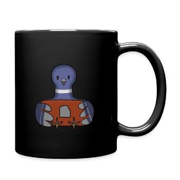Screen Time Pigeon - Full Color Mug - black - Right