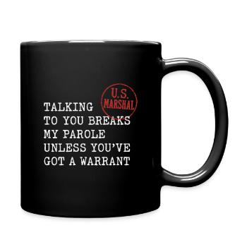 Parole Talk Breaks My Parole law student  - Full Color Mug - black - Right