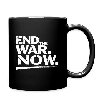 End The War Now Statement for Peace - Full Color Mug - black - Right