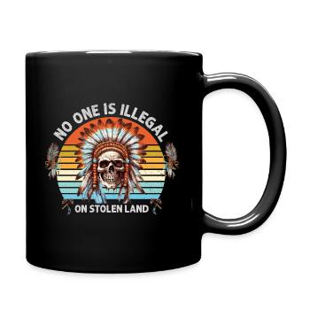 Native American tribes Indigenous People - Full Color Mug - black - Right