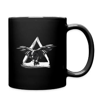 Viking Raven - Full Color Mug - black - Right