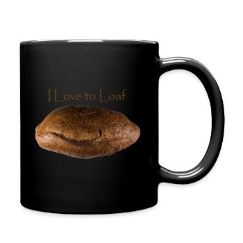 I Love to Loaf - Full Color Mug - black - Right