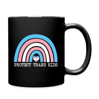 Protect Trans Kids - Full Color Mug - black - Right