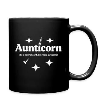 Aunticorn Awesome - Full Color Mug - black - Right
