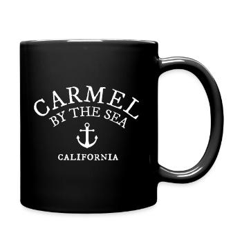 Carmel By The Sea California Sea Town Shirt - Full Color Mug - black - Right