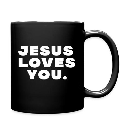 Jesus Loves You • White - Full Color Mug
