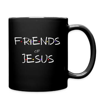 FRIENDS of Jesus. - Full Color Mug - black - Right