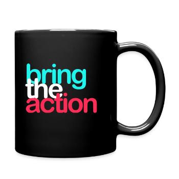 bring the action - Full Color Mug - black - Right