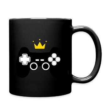 King Of Gaming Retro Gaming Controller - Full Color Mug - black - Right