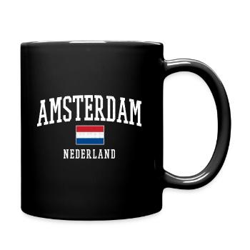 Amsterdam - Full Color Mug - black - Right