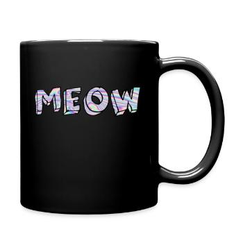 cat lovers - Full Color Mug - black - Right