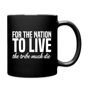 the nation tribe - Full Color Mug - black - Right