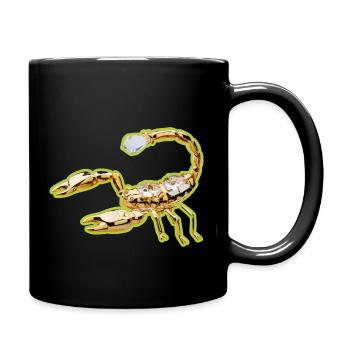 Golden Scorpion - Full Color Mug - black - Right
